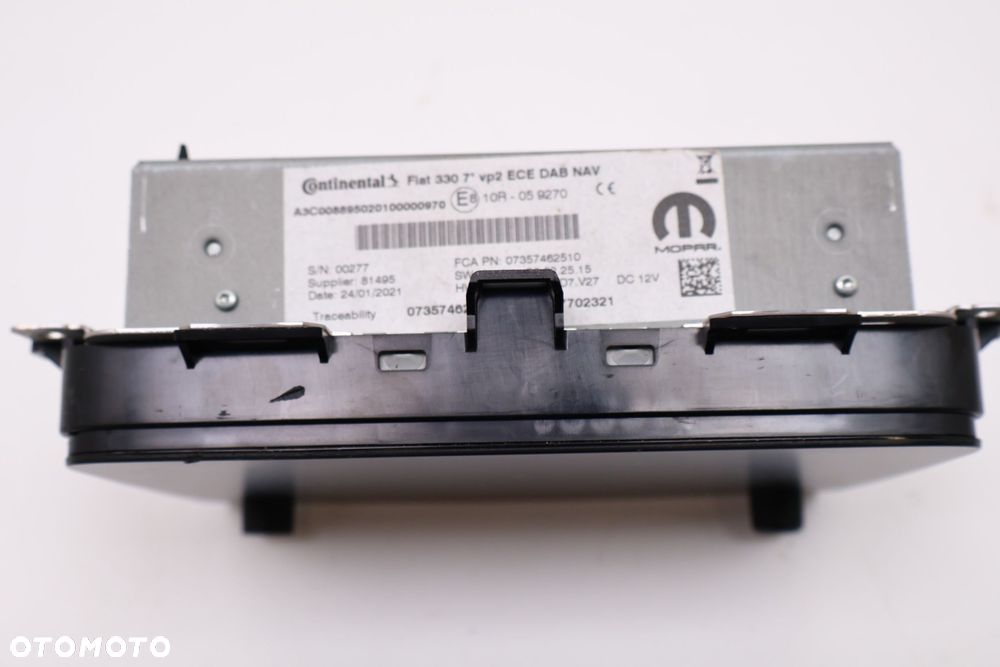 FIAT 500L RADIO EKRAN NAWIGACJA '07357462510 - 9