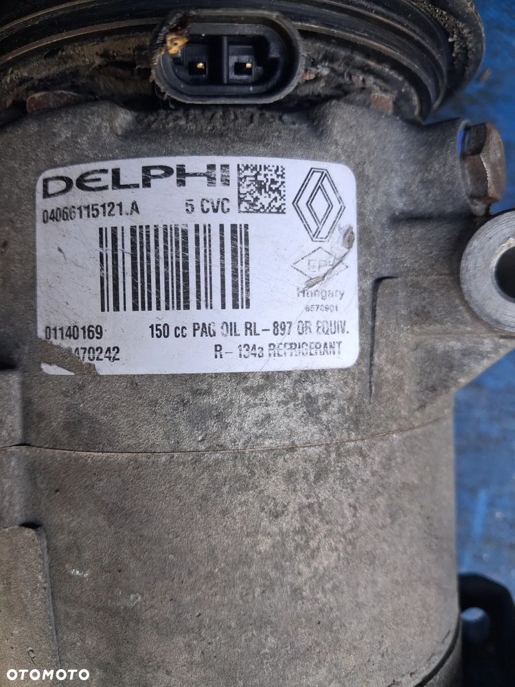 Sprężarka pompa kompresor klimatyzacji DELPHI 5CVC 01140169 / 01140543 / 01140854 Renault Clio III 3 Megane 2 II Lift Scenic 2 II Lift Nissan Micra Almera Qashqai GWARANCJA - 2