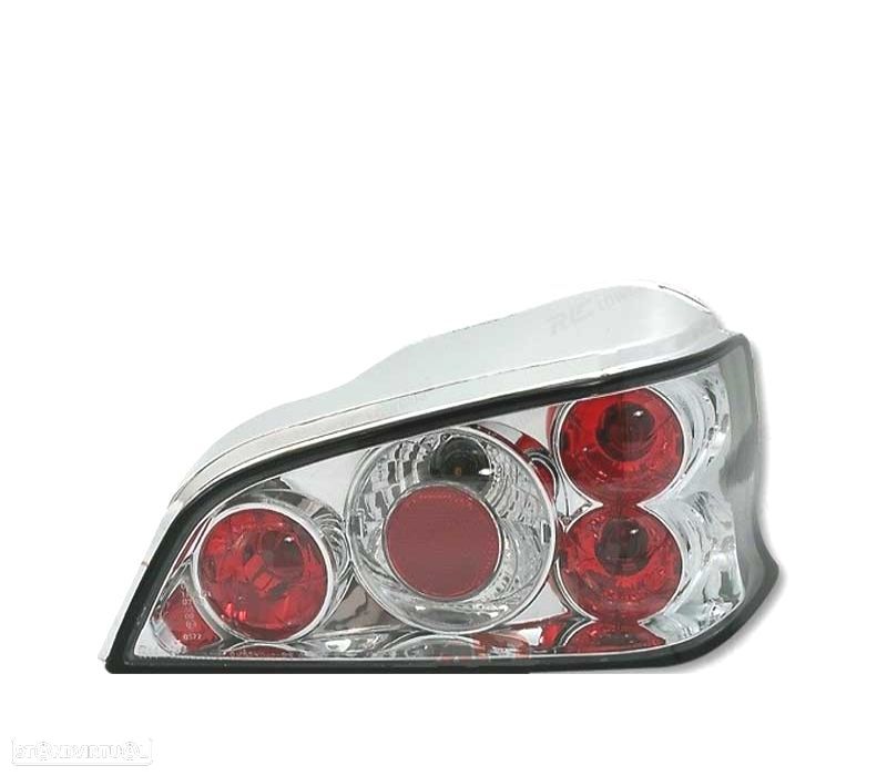 FAROLINS TRASEIRO PARA PEUGEOT 106 96-04 CROMADO - 1