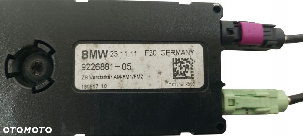 Bmw F20 F21 Moduł Sterownik Wzmacniacz Anteny Diversity Am/Fm 9226881 - 3
