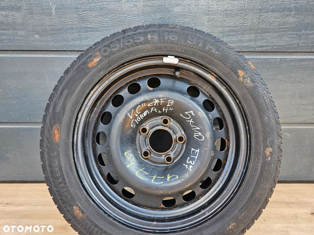 KOŁO ZAPASOWE 16 CALI OPEL VECTRA C SIGNUM ASTRA H MERIVA B ZAFIRA A B 5x110 205/55/16 - 4