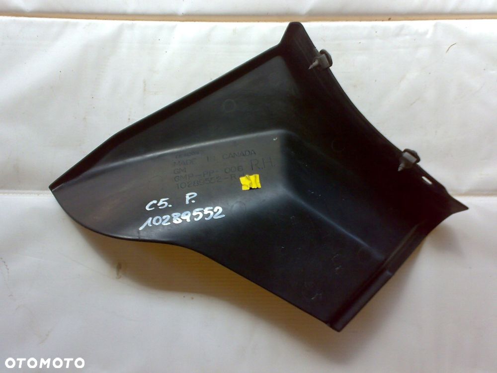 chevrolet corvette c5 97-04 wlot kierownica powietrza pod błotnik prawa - 1