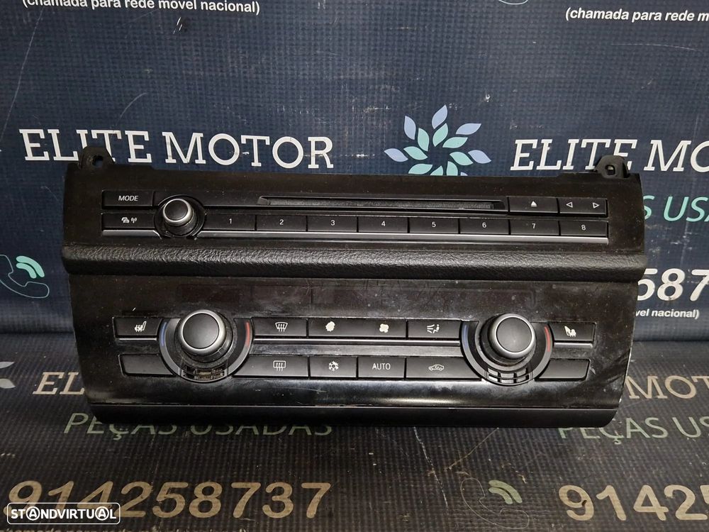 Climatronic usado BMW SERIE 5 F10 F11 9249708-01 display radio - 2