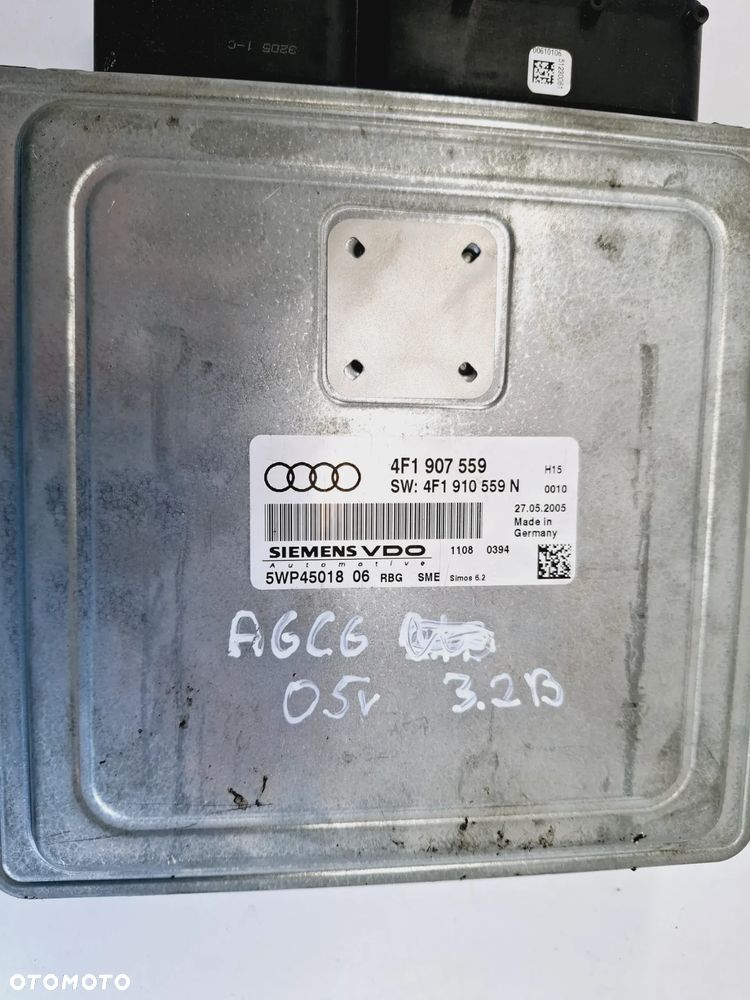 Sterownik Komputer Silnika 3.2B 3.2 FSI AUK 4F1907559 4F1910559N Audi - 3