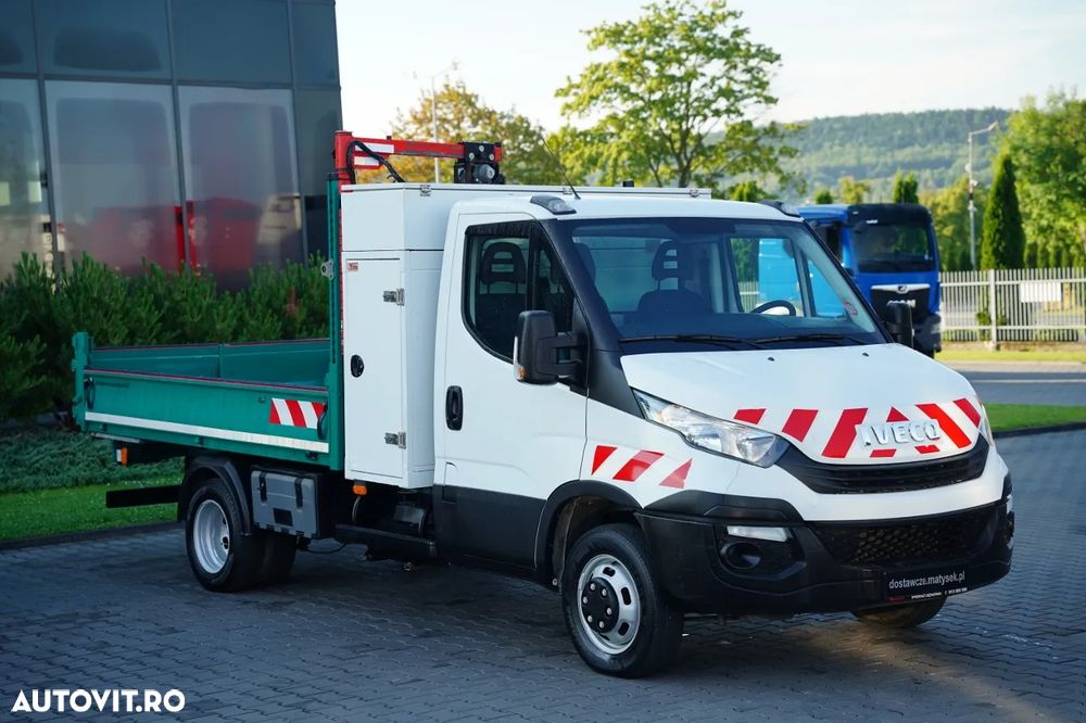Iveco DAILY 35-150 / OȚEL BASCULABIL SPATE / TRULIU / DUBLU / MANUAL / IMPORTAT / EURO 6 - 12