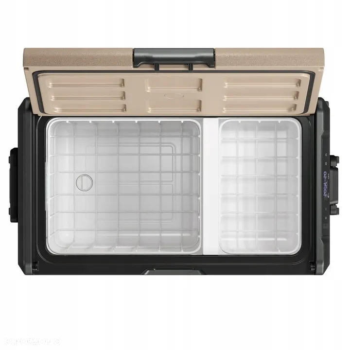 LODÓWKA TURYSTYCZNA KOMPRESOROWA YOLCO TCX60 Sand 63L DUAL ZONE NA CAMPINGTERIA - 12