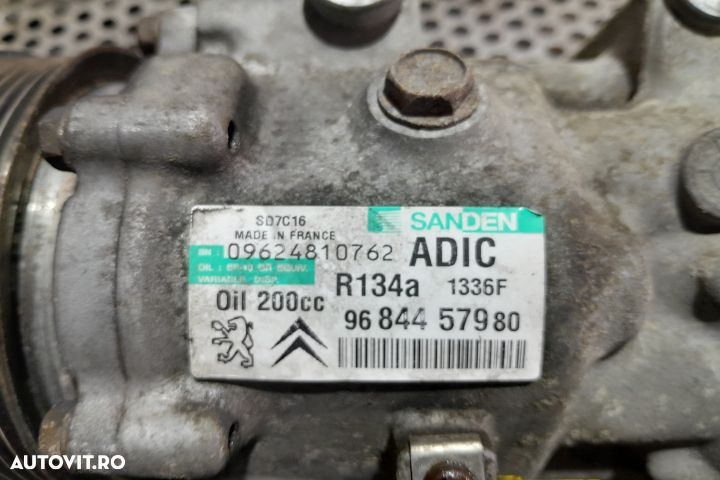 Compresor AC 09624810762 / R134A / 9684457980 09624810762 / R134A / 9 - 4