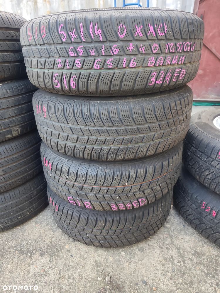 5x114,3 Felgi Aluminiowe Alufelgi Czarne 5x114 16 Koła Zimowe Zima KIA SPORTAGE HYUNDAI IX35 TUCSON SANTA FE MITSUBISHI ASX OUTLANDER Suzuki Grand Vitara Toyota RAV4 Dacia Duster Renault Kadjar NISSAN QASHQAI XTRAIL Honda CR-V 6mm Legnica ALU-RAD 215/65 - 2