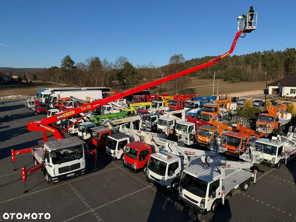 MAN TGL 8.180 Zwyżka Palfinger TKA 28 m w bok 20m podnośnik - 8
