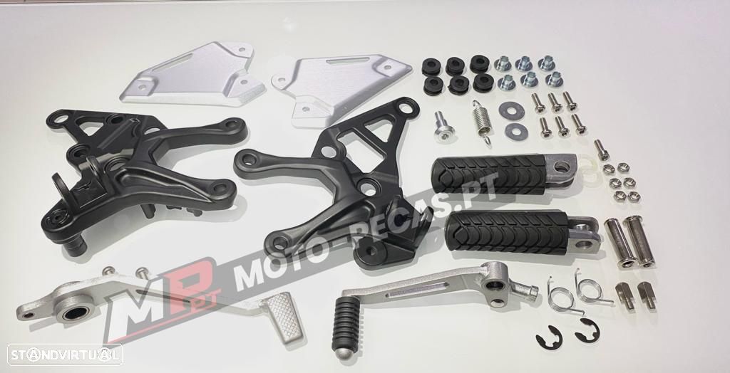 pousa pes completos dianteiros kawasaki z900 2017 - 2020 - 1