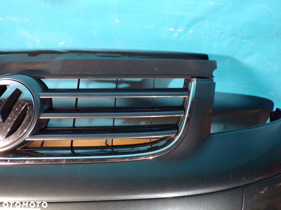 VW T5 MULTIVAN CARAVELLE zderzak przedni PDC przód KOMPLETNY SZARY - 5