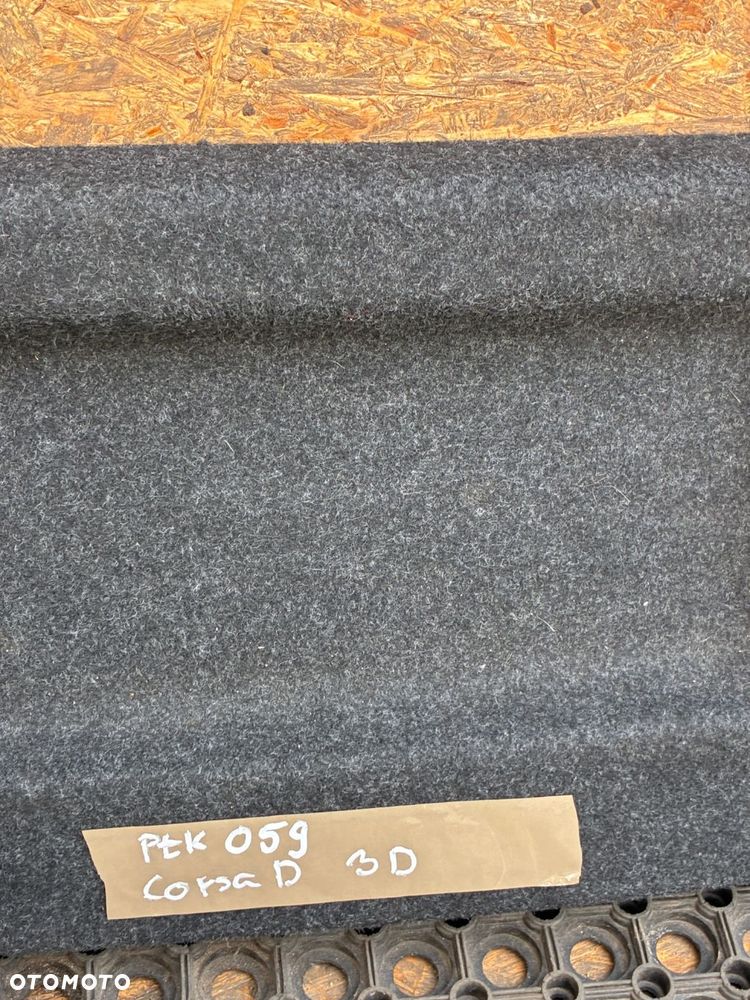 OPEL CORSA D 3D PÓŁKA BAGAŻNIKA TYŁ 13250707 - 6