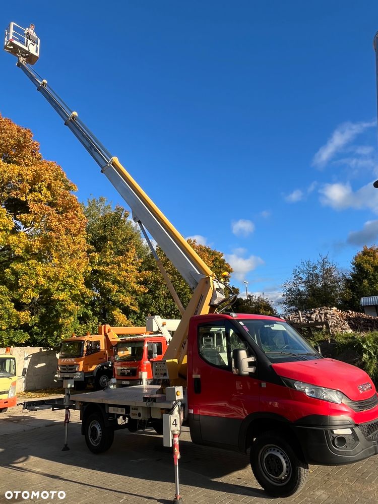 Iveco Podnośnik Koszowy 24 Metry 15 w Bok Multitel Mt240 Zwyżka Tylko 17 tys Km !!  UDT jak Wumag Ruthmann GSR - 16
