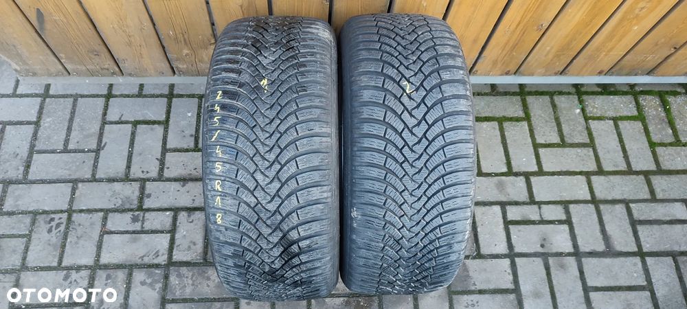 OPONY ZIMOWE 225x45R18 FALKEN EUROWINTER HS01 (2619) ZIMA 6mm 2 SZTUKI PARA - 1