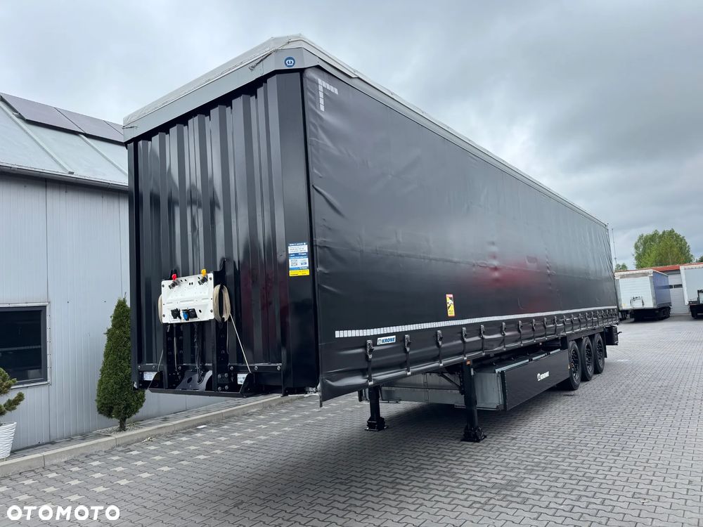 Krone NACZEA FIRANKA STANDARD, XL, SAF, OŚ PODNOSZNA, KOSZ PALETOWY, 2024 R. KRAJOWA, JAK NOWA