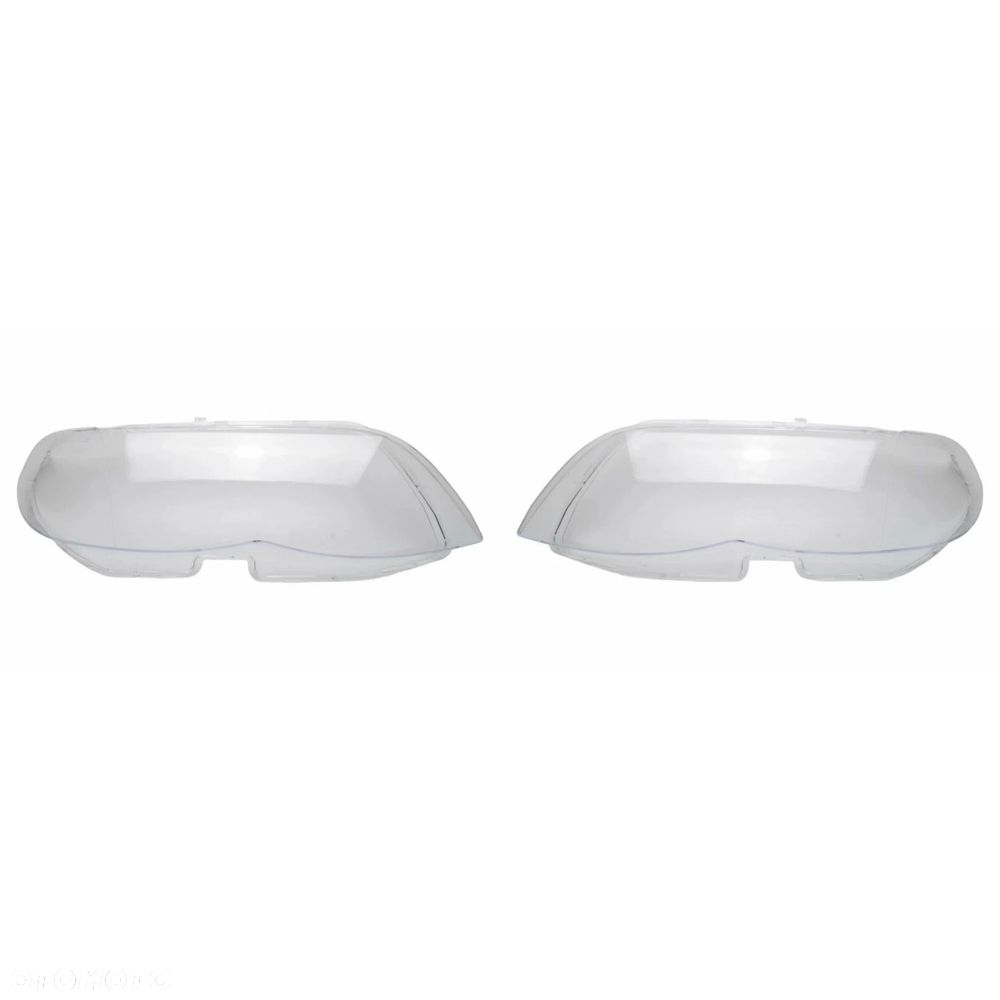 KLOSZE szkła lampy reflektora przedniego PRAWEGO LEWEGO BMW X5 E53 LCI KPL - 2