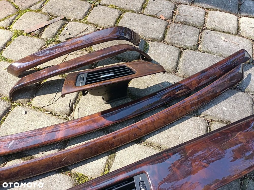 Dekory listwy BMW E90 E91 Europa przed lift Nawigacja navi drewno - 3