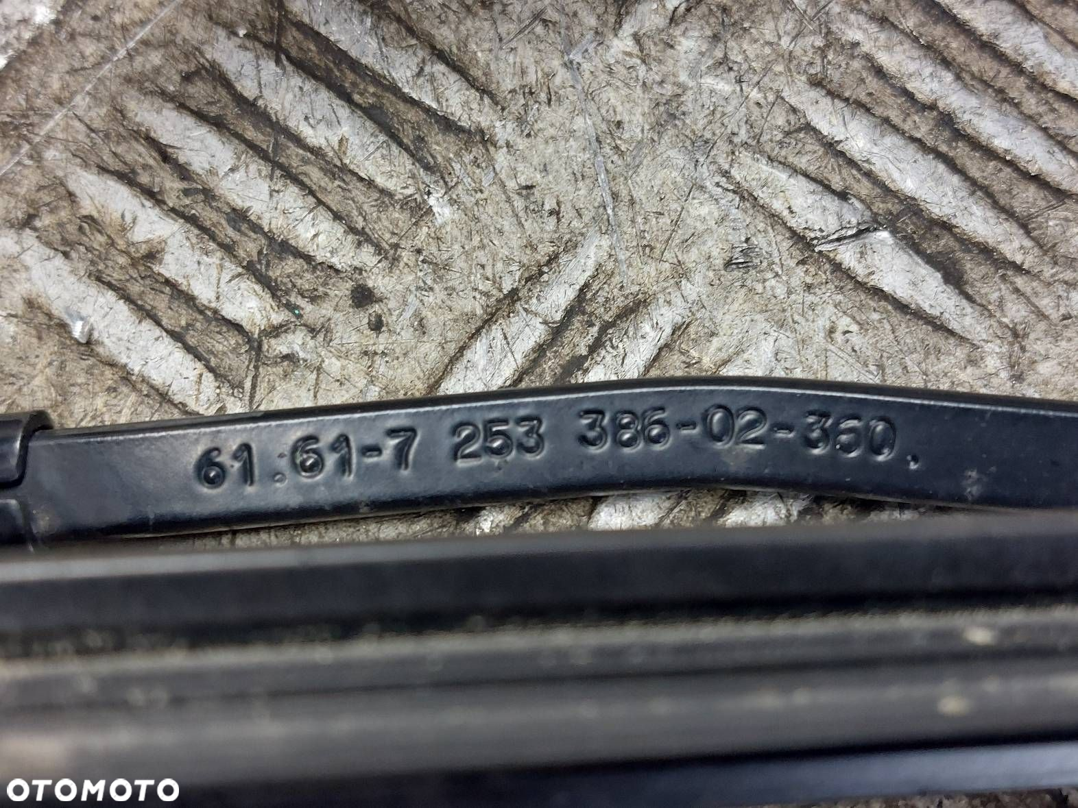 RAMIĘ WYCIERACZKI LEWY + PRAWY PRZÓD BMW E90 2.0 D 7253386 7253397 - 5