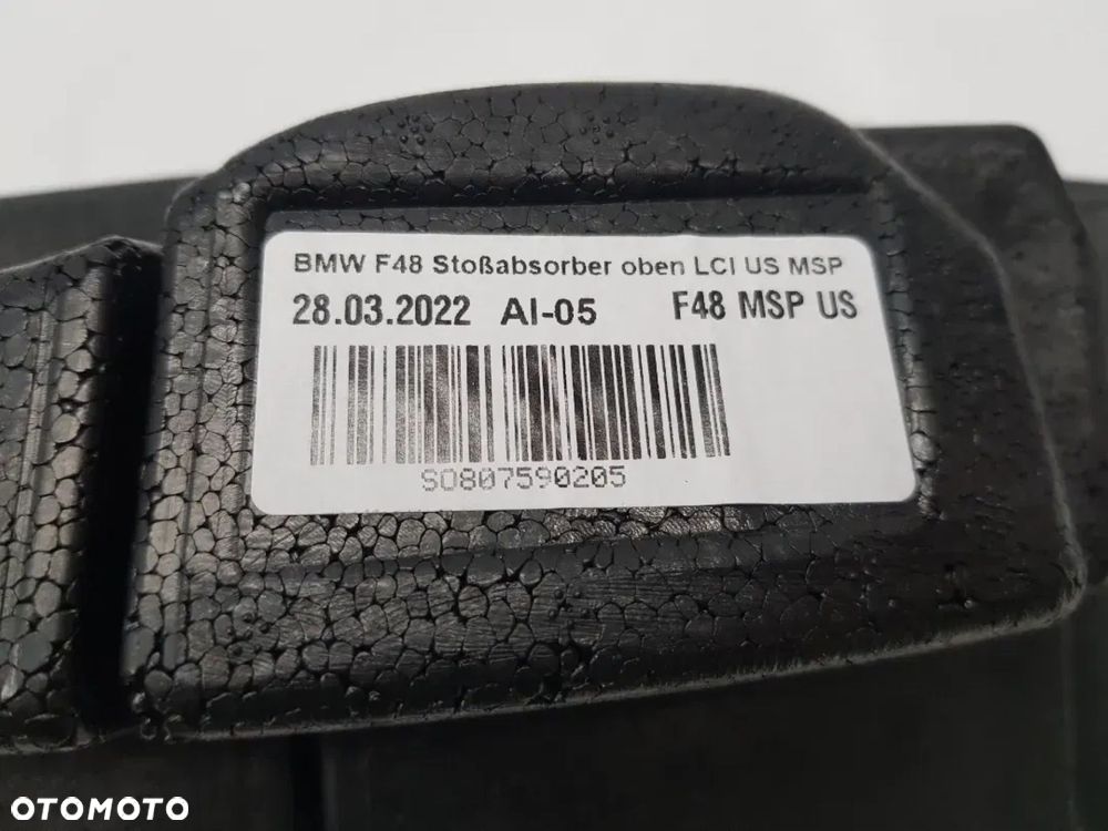 Absorber zderzaka przód pianka BMW X1 F48 LCI US MSP 8075902 587455-11 - 11