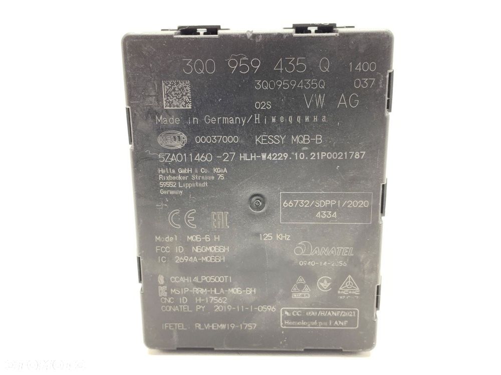 MODUŁ KEYLESS  SKODA KODIAQ (NS7, NV7, NS6) 2016 - 2022 2.0 TDI 4x4 147 kW [200 KM] olej napędowy - 1