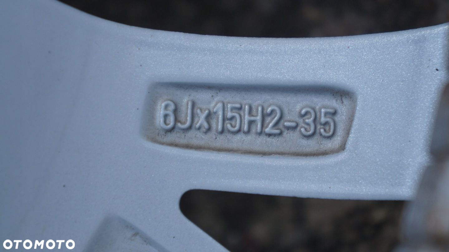 FIAT 500 15 CALI 6J ET35 4x98 FELGA ALUMINIOWA KOMPLET FELG FELGI 51972864 - 9