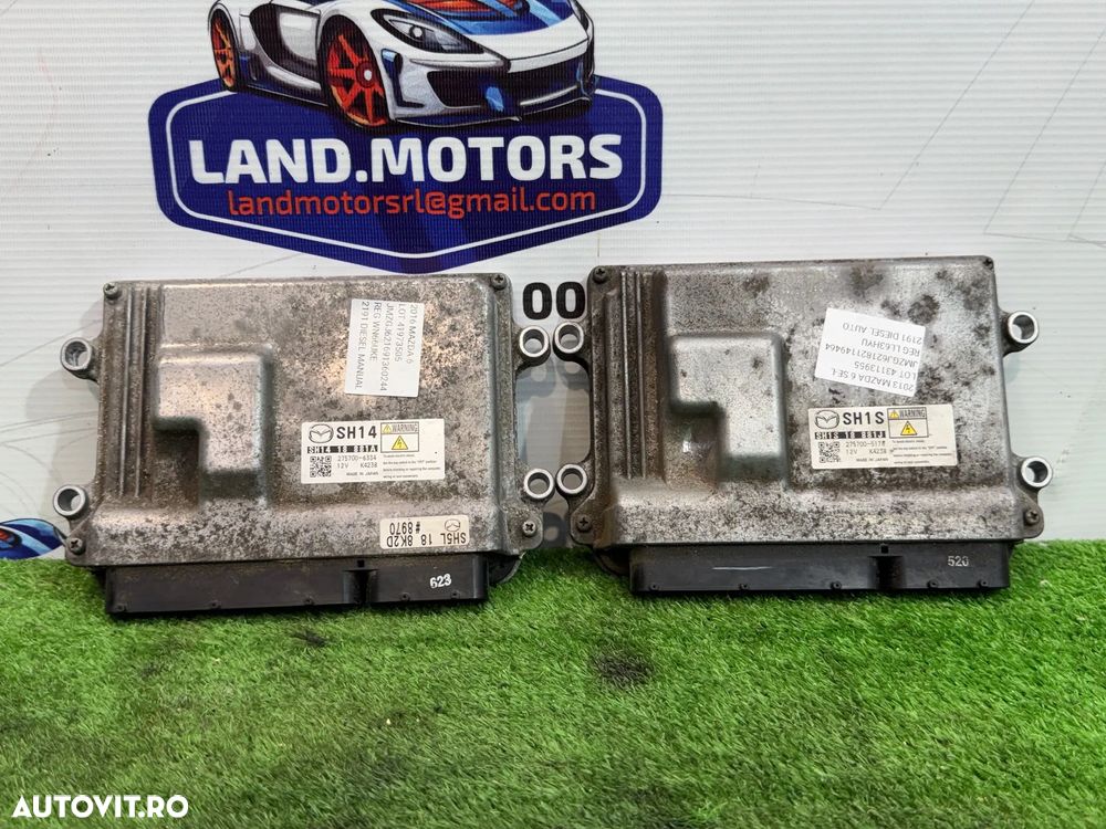 CALCULATOR MOTOR ECU (2 BUC.) MAZDA 6 2.2 DIESEL 2013 / 2016 / SEDAN COD OEM SH1418881A 275700-6334 SH1S18881J 275700-5178 2012-2018 - 1