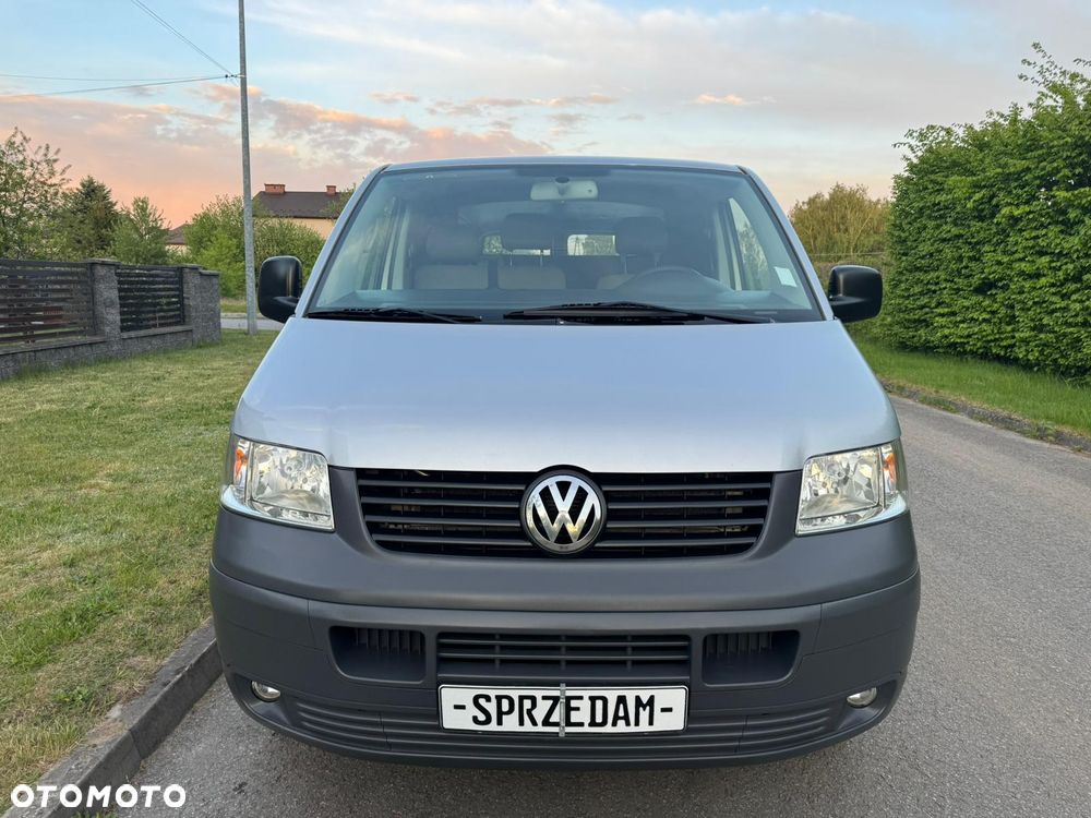 Volkswagen TRANSPORTER L2H1 Długi Klima Tempomat Furgon 3os. Rury Pdc Hak Serwis - 2