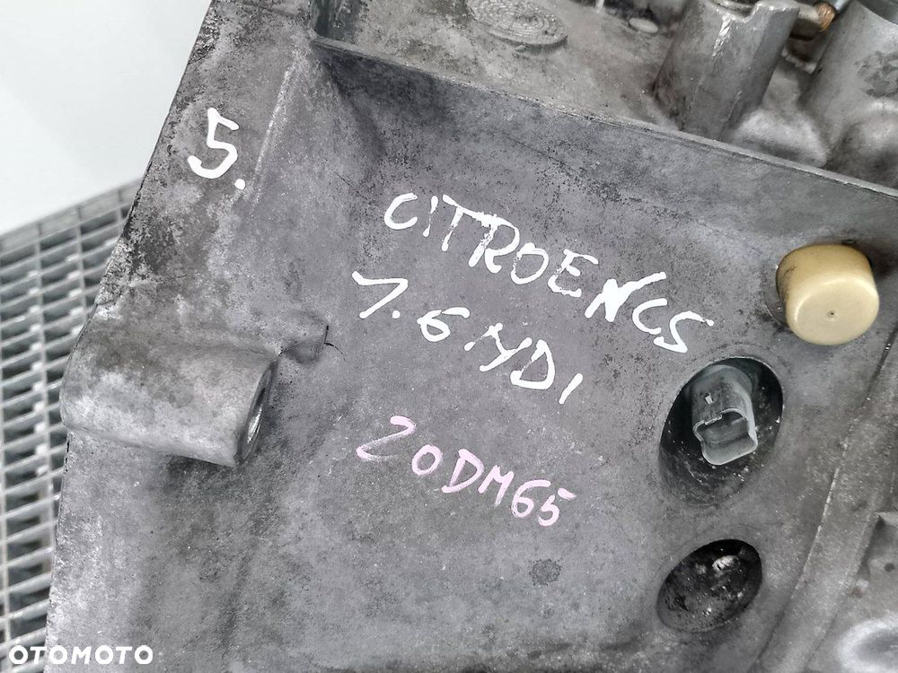SKRZYNIA BIEGÓW MANUALNA CITROEN C5 FL 20DM65 1.6 HDI - 5