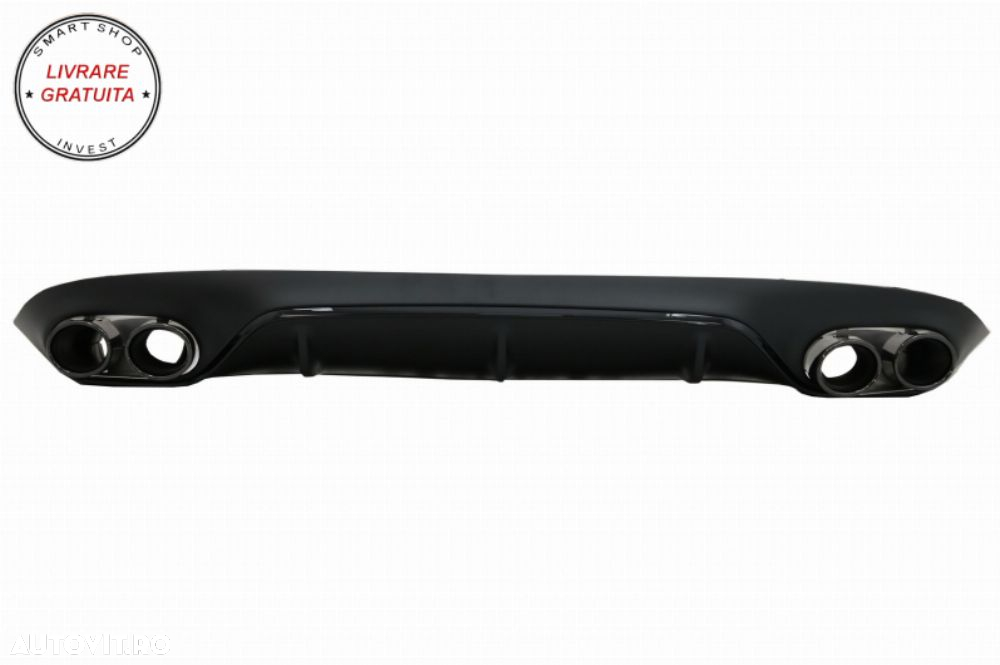 Bara Fata cu Difuzor si Ornamente Tobe Mercedes E-Class C238 A238 (2016-up) E63 De- livrare gratuita - 7
