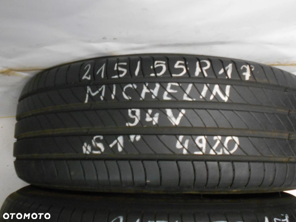 OPONY 215/55R17 MICHELIN PRIMACY 4 S1 DOT 4920 6.8MM - 2