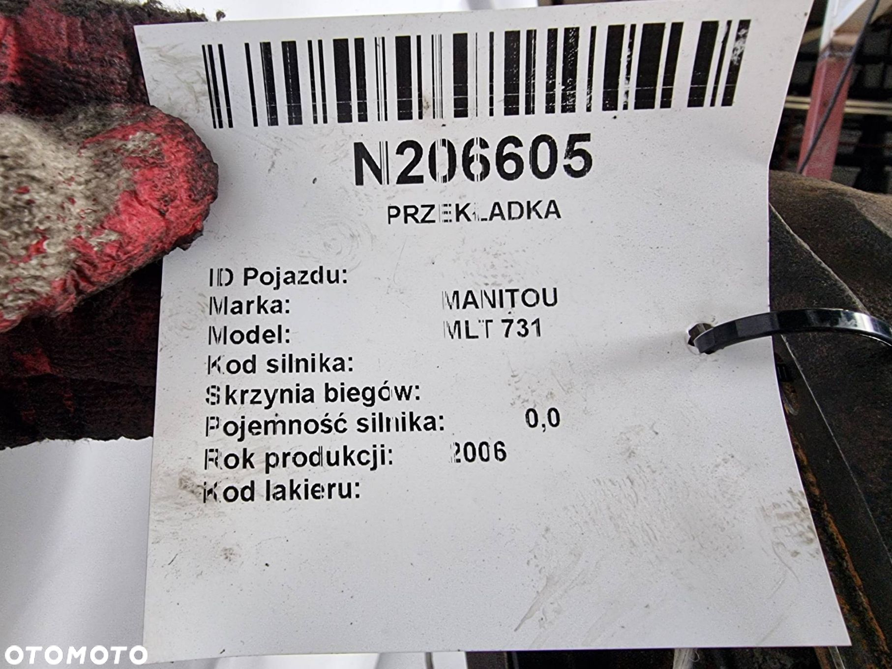 SKRZYNIA AUTOMATYCZNA MANITOU MLT 731 COM-T4-2024 - 2