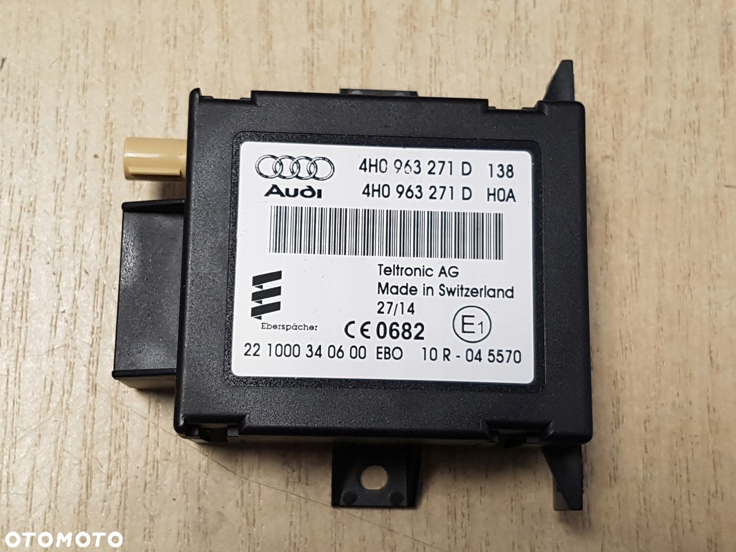 AUDI sterownik moduł 4H0963271D Eberspächer WEBASTO - 1