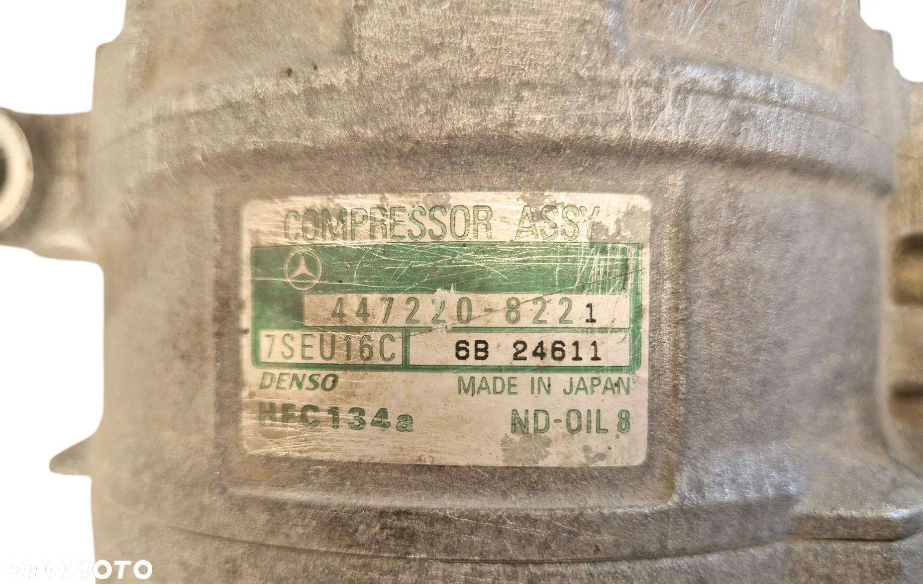 KOMPRESOR SPRĘŻARKA KLIMATYZACJI MERCEDES BENZ W203 C KLASA 2.0 B KOMPRESSOR 4472208221 - 8