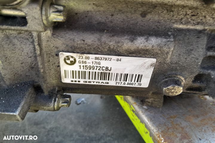 Cutie viteze manuală cu 6 trepte 8637972 8637972 BMW Seria 1 F20/F21 - 6