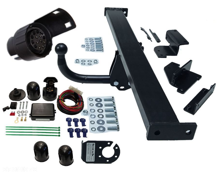 NISSAN QASHQAI J10 J11 2006 - 2021 HAK HOLOWNICZY + MODUŁ 7PIN + WIĄZKA + GNIAZDO - 10