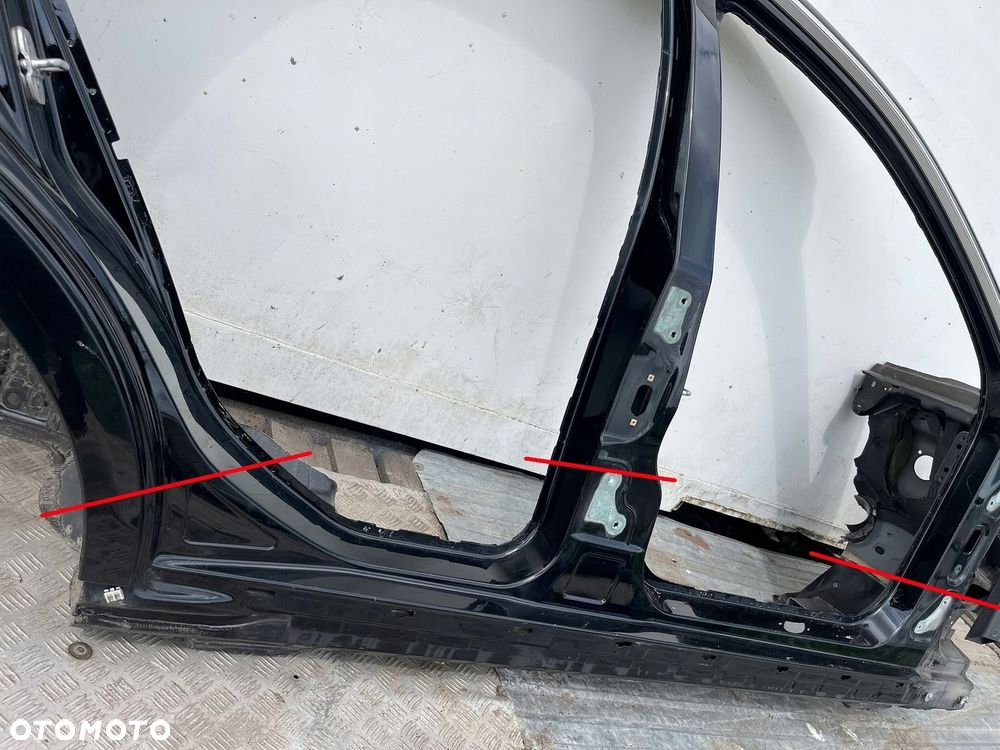 Prog prawy poszycie progu prawe Mercedes W204 SEDAN 040U C040 czarny ORG - 3