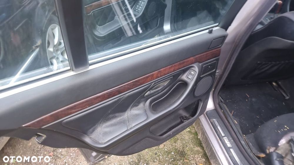 FOTEL FOTELE KANAPA BOCZKI SKÓRA ELEK. BMW 7 E38 CZARNY - 8