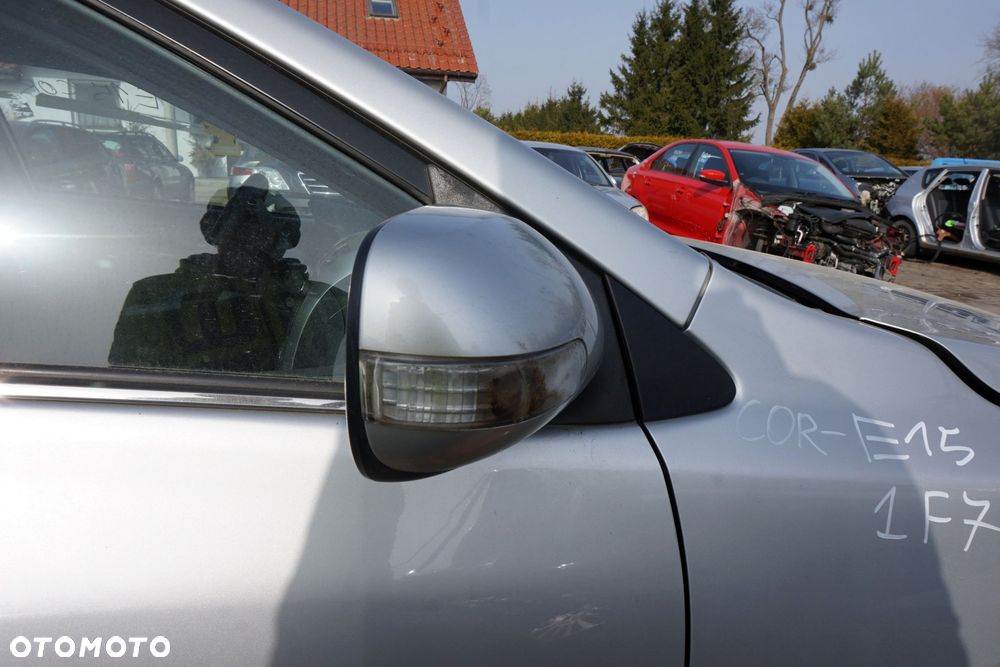 LUSTERKO ELEKTRYCZNE PRAWE COROLLA E15 LIFT 1F7 SKŁADANE EL EU SREBRNY 9-PIN TOYOTA 2010-2013 - 2