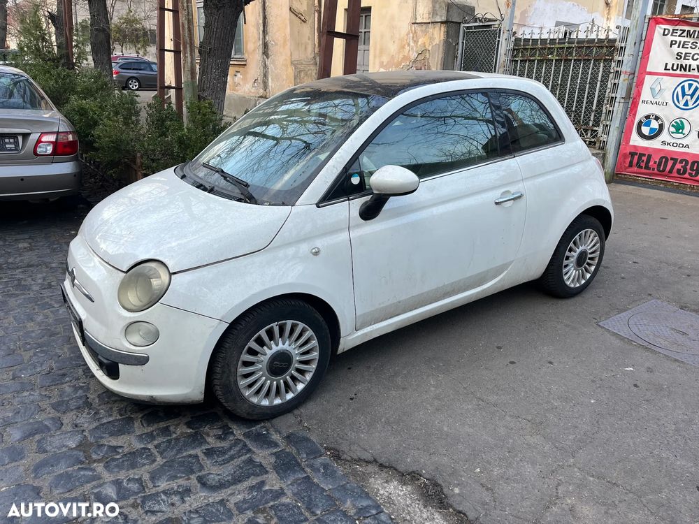 Dezmembrez Fiat 500 2008 culoare alb 1,4 benzina 73KW - 2