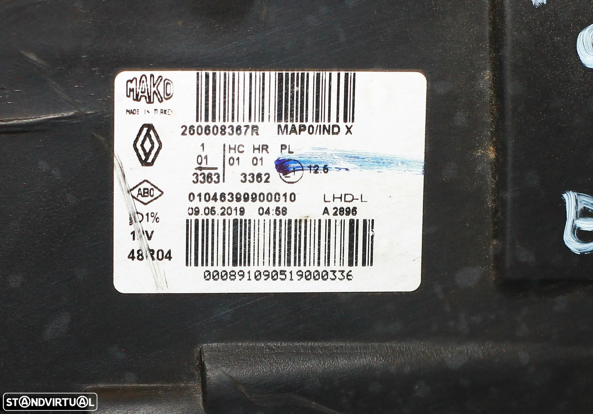 ÓPTICA ESQUERDA RENAULT CLIO IV - 4