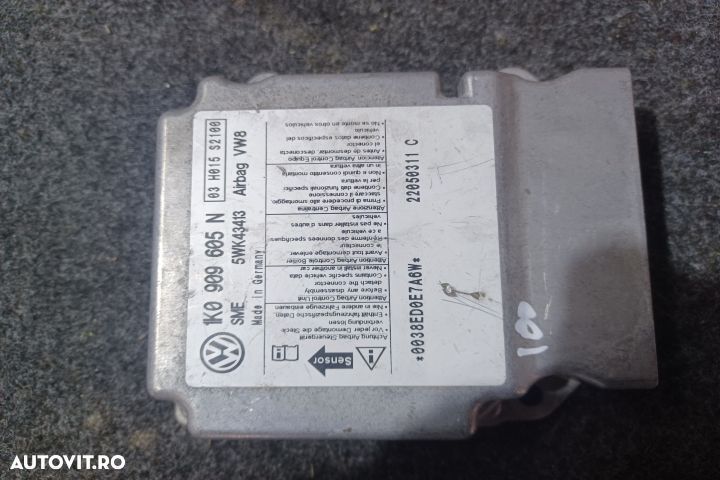 Calculator airbag 1K0909605N Seat Altea 1 [2004 - 2009] Freetrack min - 4