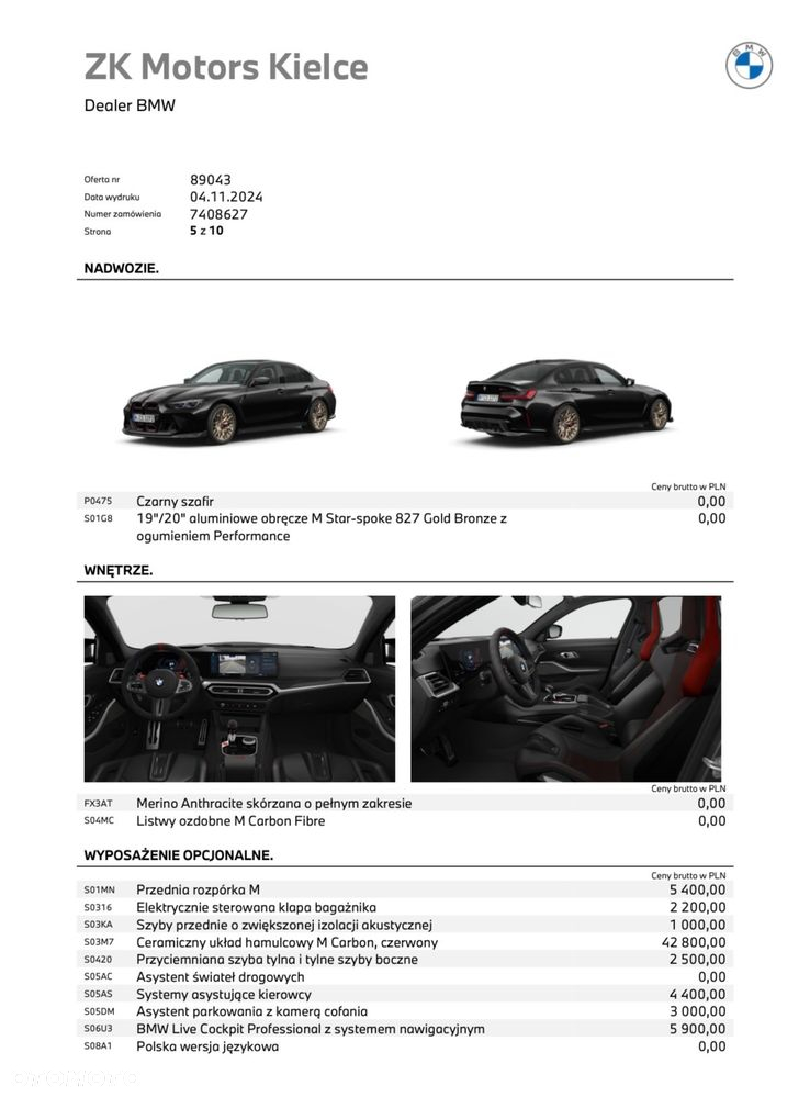 BMW M3 CS xDrive sport - 19
