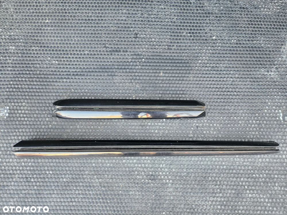 Listwa Listwy Drzwi S-Line Dolne Czarne Komplet Audi A4 B6 B7 Oryginalne - 31