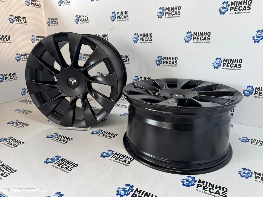 Jantes Tesla Model 3 em 19 (5x114.3) Preto Matte - 5