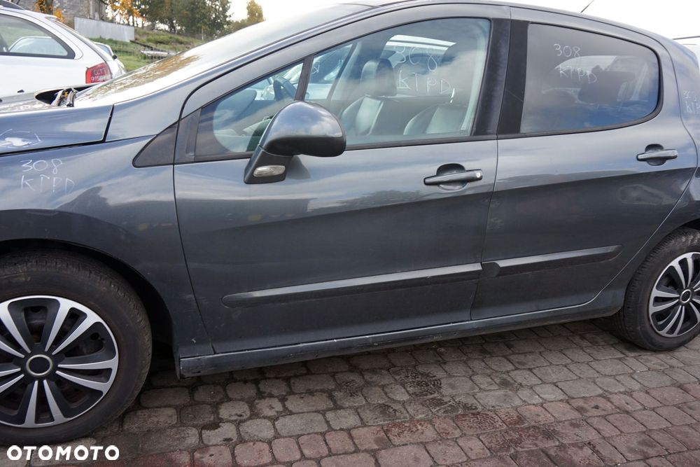 DRZWI PRZEDNIE LEWE 308 I T7 5D HB KTPD  SZARY PEUGEOT 2007-2011 - 3