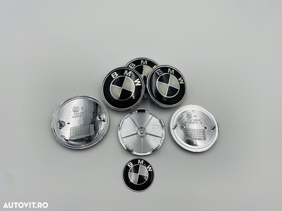 Set Embleme BMW negru/alb 7 bucati - 5