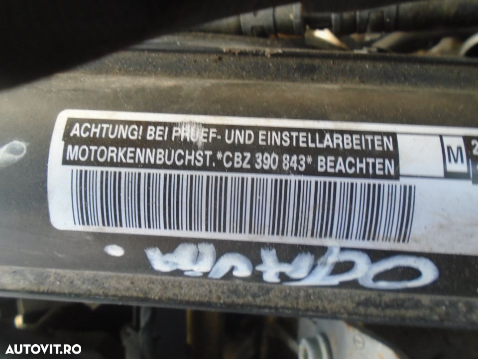 Motor Volkswagen Golf 6 1.2 TSI CBZ E5 din 2011 fara anexe - 3