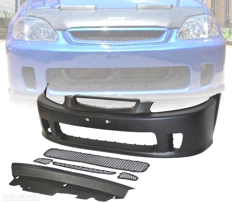 PARA-CHOQUES FRONTAL HONDA CIVIC 96-98 LOOK N1 - 1