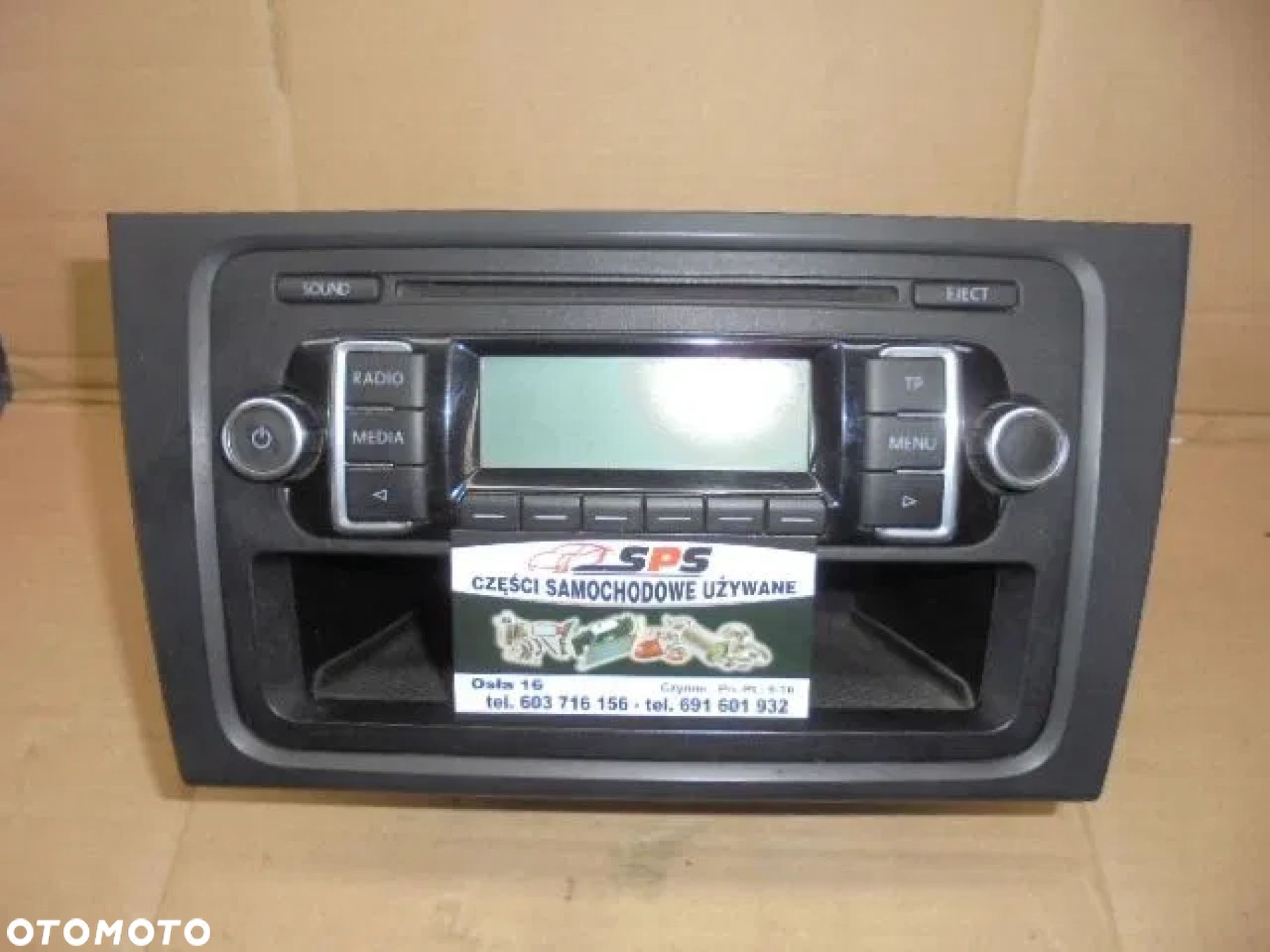 VW GOLF 6 TOURAN RADIO CD ORGINAŁ ŁADNE - 1