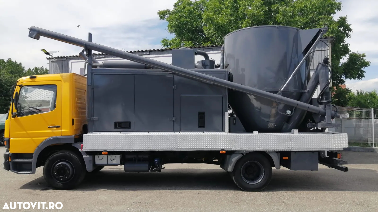 Mercedes-Benz Atego & Gmelin FNC Mobil / Animal Feed Mill and Mixer/Tierfutter Mahl und Mischanlage - 7